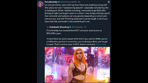 Wrestling Media LIES About Priscilla Kelly to Attack WWE! #shorts