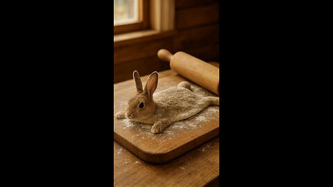 When your dough is too realistic 🐰🥖