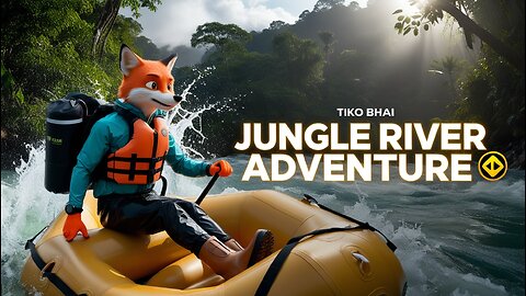 Jungle River Rafting Adventure 🌊 | Rapids, Wildlife & Sunset with Tiko Bhai