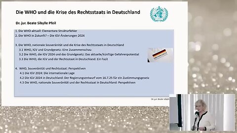 🔝 NuitdeboutMuenchen👉Dr. Beate Pfeil – Verlust von Souveränität und Rechtsstaat...WHO ☝️🤑