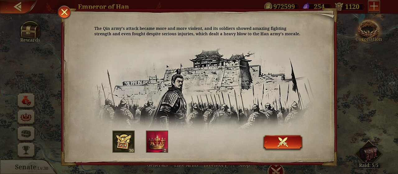 Great Conqueror Rome: Rise of Monarchs: Triumphator: Emperor of Han: Liu Bang V7