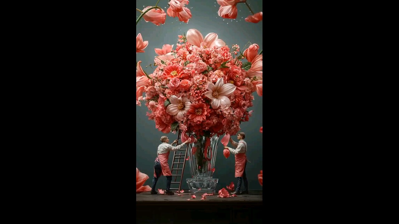 miniatures make giant flowers boke