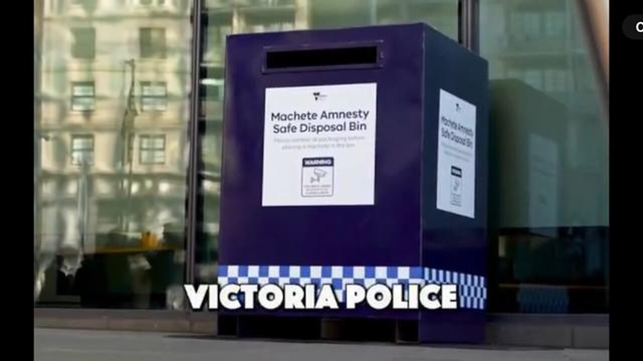 The Victorian Premier takes DECISIVE ACTION to take MACHETES off the streets!!!