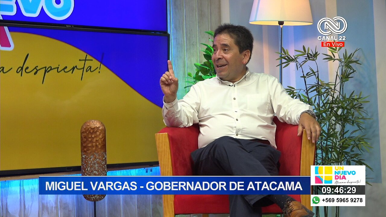 Miguel Vargas Gobernador de Atacama
