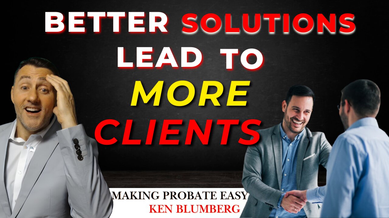 Want to Get Clients? Focus 95% on Rapport, 5% on the Right Solution
