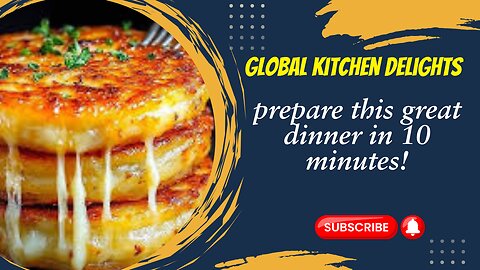 If you have 3 potatoes and 3 eggs, prepare this great dinner in 10 minutes!