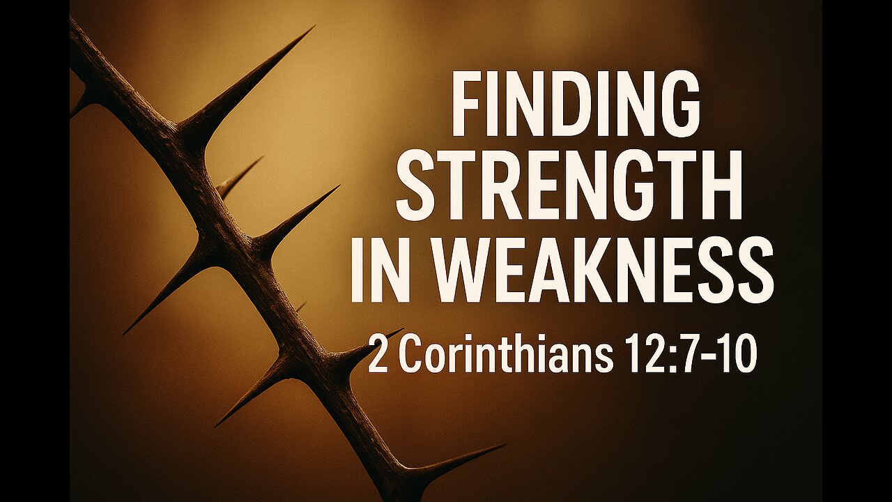 Daily Devotional 5-31-2025 When I Am Weak, Then I Am Strong | Finding Strength in Struggle