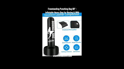 Freestanding Punching Bag 69" - Inflatable Heavy Bag for Boxing & MMA - Cicia Store