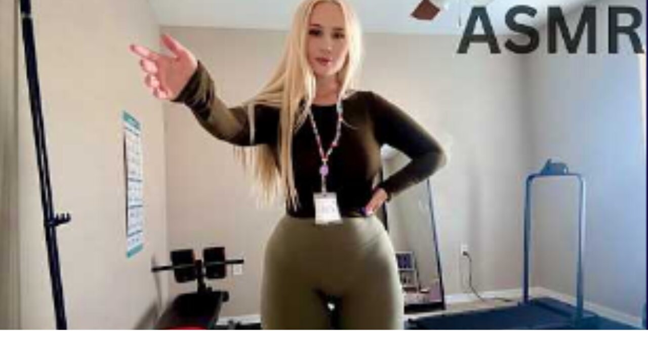 Massage from Personal Trainer - ASMR *you deserve this