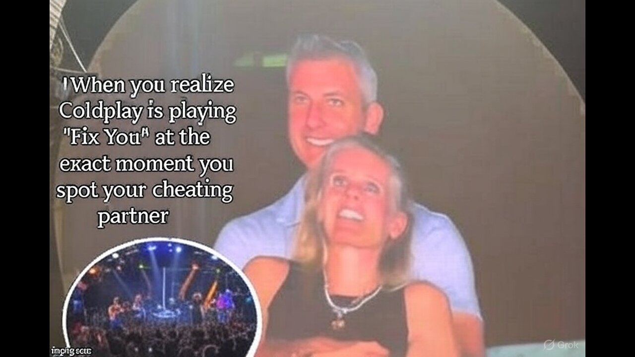 COLDPLAY CHEATING COUPLE CAUGHT ON CAMERA FULL Song