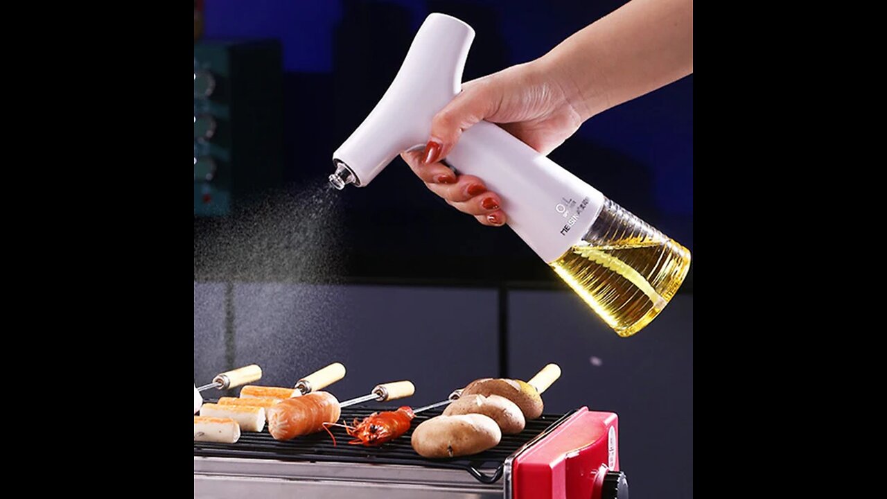 Automatic Electric Oil Sprayer, with Two Spray Modes, for Almost Any Oil or Liquid Condiment