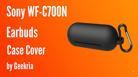Sony WF-C700N Earbuds Case Cover | Geekria
