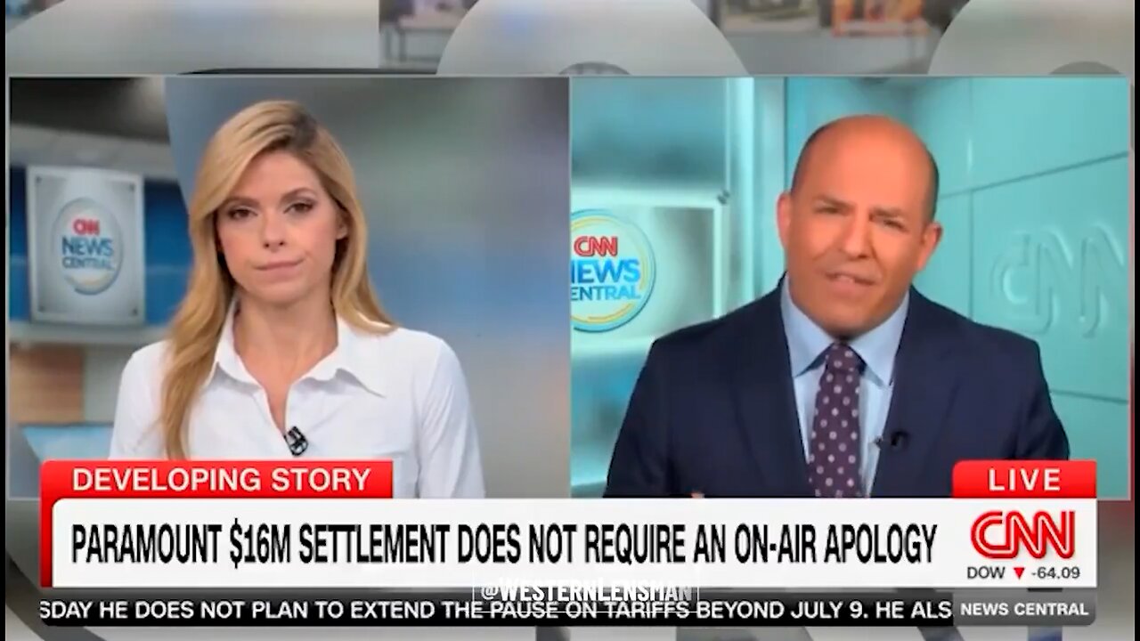 Brian Stelter Is NOT HAPPY About Trump’s Lawsuit With Paramount