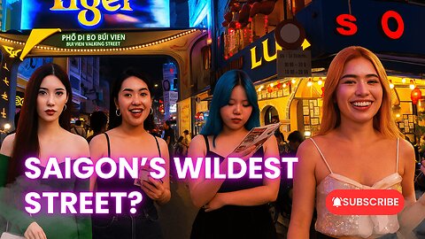 What Vietnam’s Wildest Street Looks Like on a Weekday Night 🇻🇳 | Bùi Viện Walking Tour 2025