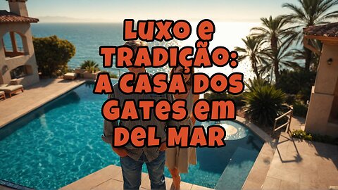 Luxo e Tradição: A Casa dos Gates em Del Mar!