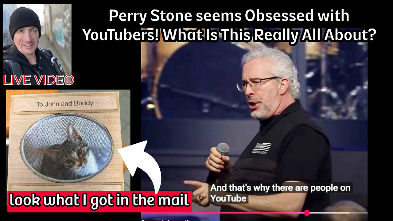 😁 Perry Stone seems Obsessed with YouTubers! What Is This Really All About?