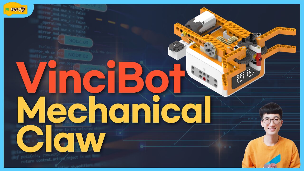 AI vincibot mechanical claw scratch block coding