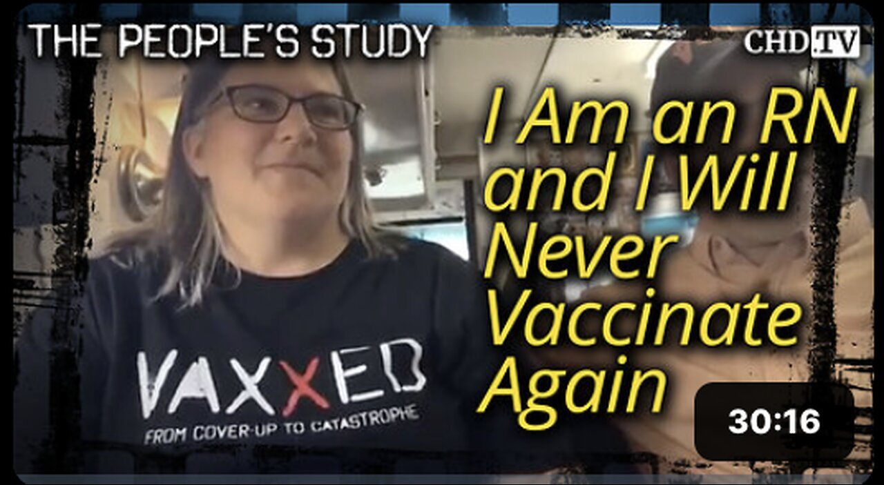 "Why this Registered Nurse Chose Never to Vaccinate Again: An Inside Perspective"