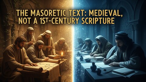 The Masoretic Text: Not a 1st-Century Scripture