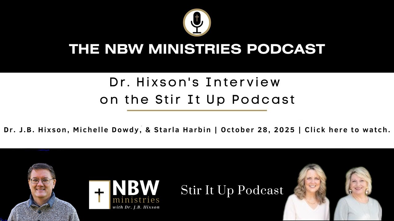 1352. Dr. Hixson's Interview on the Stir It Up Podcast