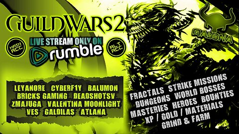 GUILD WARS 2 COOP with @LEYANORE, @BRICKS GAMING, @BALUMON ...