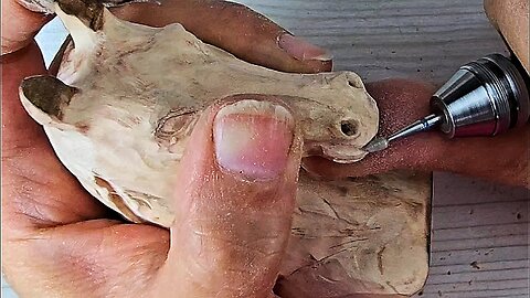 Wooden Horse Head Carving with Dremel – Satisfying DIY Art from Wood