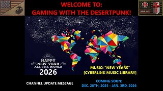 Channel Update Message [DEC. 28TH, 2025 – JAN. 3RD, 2026]