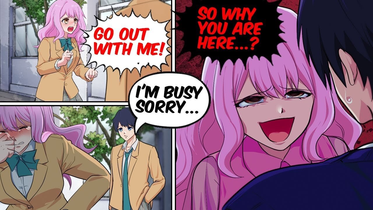 [Manga Dub] Turned Down a Yandere, Went to a Matchmaking Party... Then She Found Out!