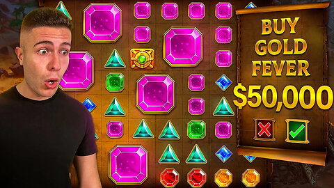 MASSIVE WIN ON $50,000 GEMS BONANZA 💎 BONUS BUY