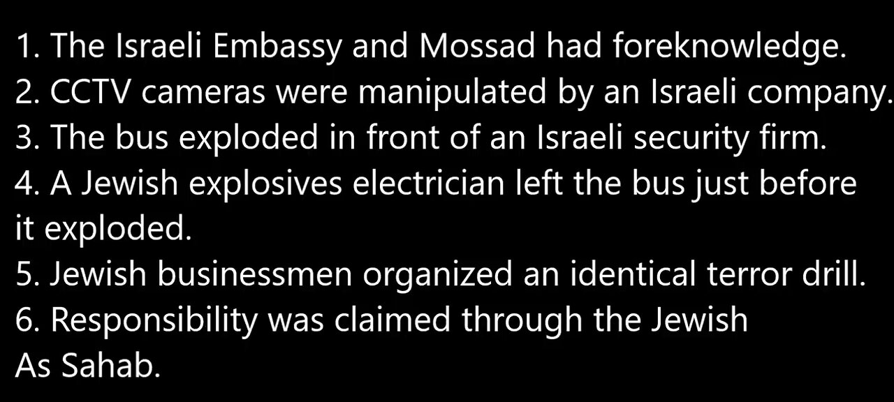 7/7 Israeli False Flag in UK