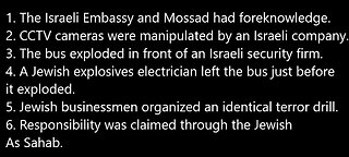 7/7 Israeli False Flag in UK
