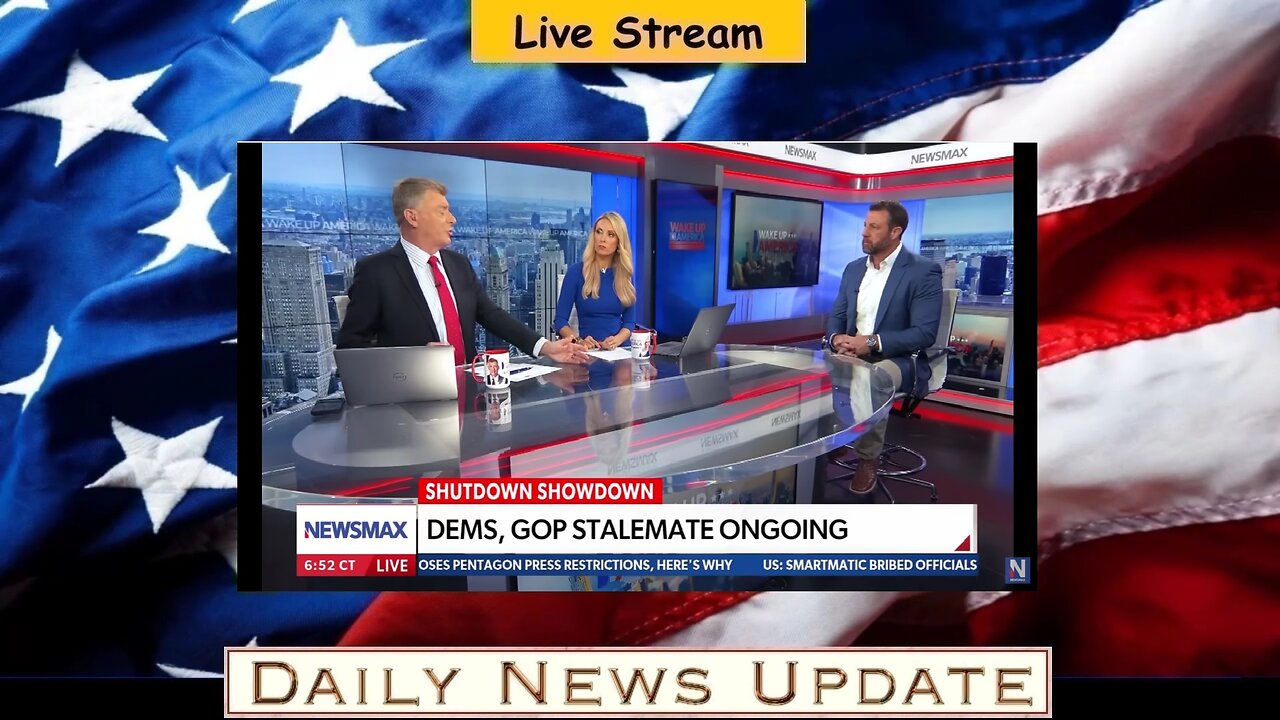 x504b: Newsmax - Democrat shutdown could be costing up to $1B a day: Sen. Markwayne Mullin