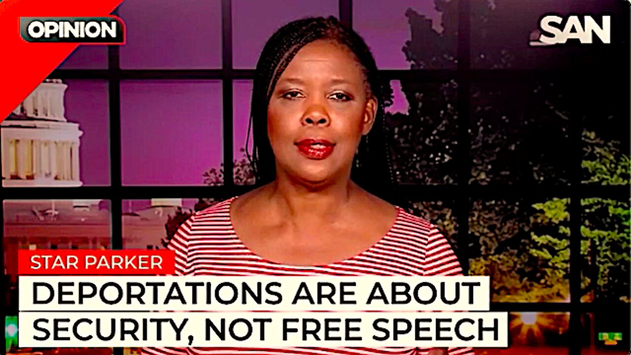 Star Parker || Deportations Are About Security, Not Free Speech !!