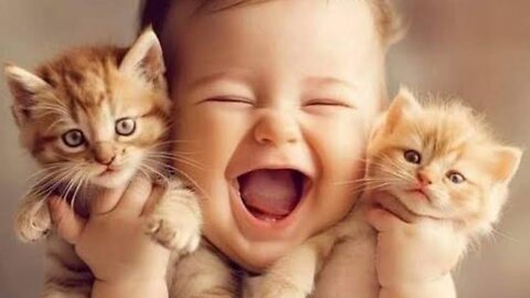 Cutest Baby & Cat Dance Ever 😻💃 | Viral in UK & USA!