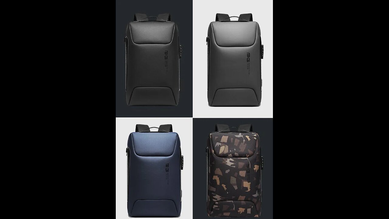 Large Capacity Waterproof Backpack, with 15.6'' Laptop Storage, Anti-theft Lock, USB Charging Port