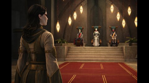 SWTOR - Darth Nox attends a meeting modestly dressed