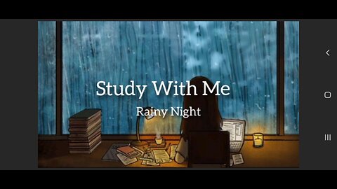 30 minute study timer with rain sound