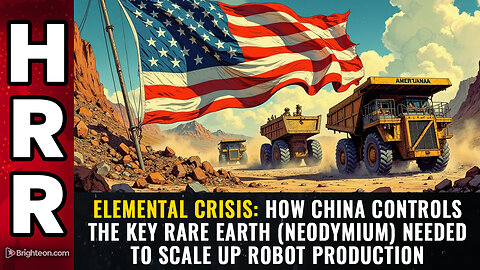 ELEMENTAL CRISIS: How China controls the key rare earth (Neodymium)...