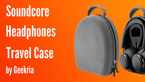 Soundcore Over-Ear Headphones Travel Case, Hard Shell Headset Carrying Case | Geekria