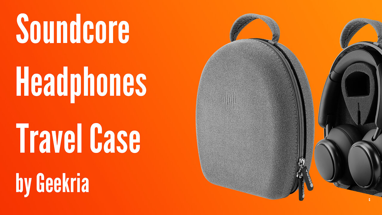 Soundcore Over-Ear Headphones Travel Case, Hard Shell Headset Carrying Case | Geekria