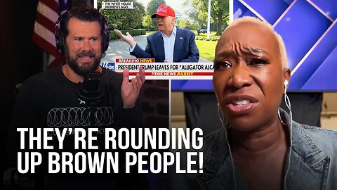 Joy Reid Posts SH*T Take on Alligator Alcatraz in Front of SH*T Green Screen