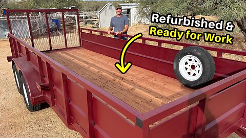ReDecking & Refurbishing an Old Utility Trailer - How To