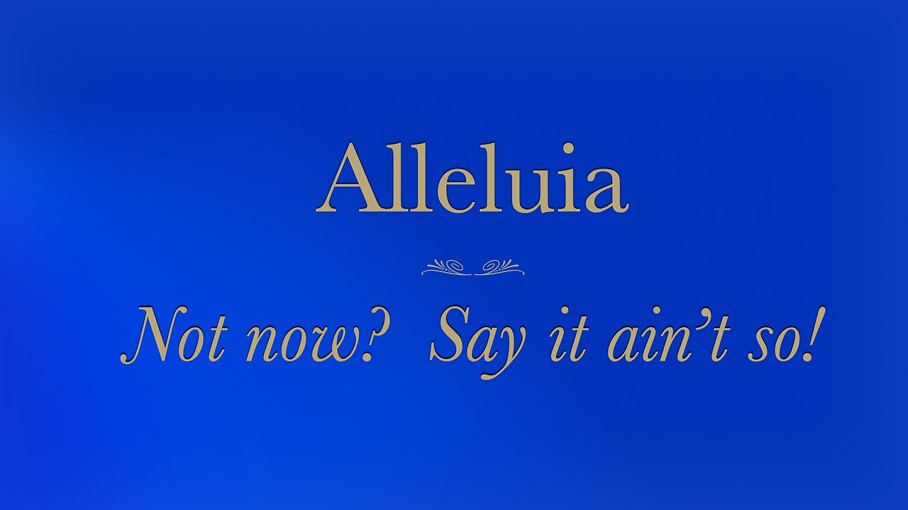 Alleluia