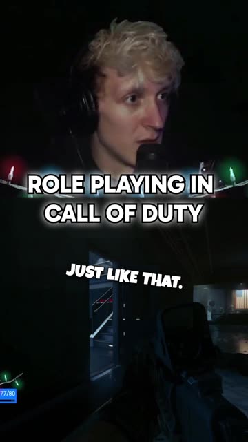 Role playing in Call of duty