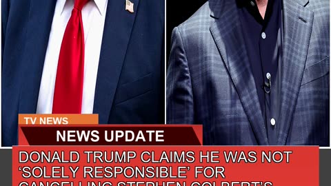 Donald Trump Claims He Was Not Solely Responsible