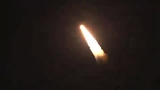 Americans Test Fire Minuteman 3 Intercontinental Ballistic Missile