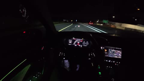 2025 Audi RS3 - POV Night Drive (Binaural Audio)