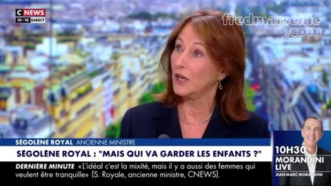 Segolène royal dénonce la politique de guerre de Macron