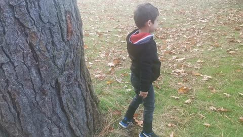 Spending a great day in the park with family
