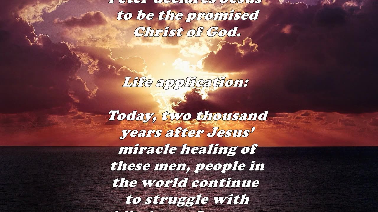 Matthew 9:30 - Daily Bible Verse Commentary